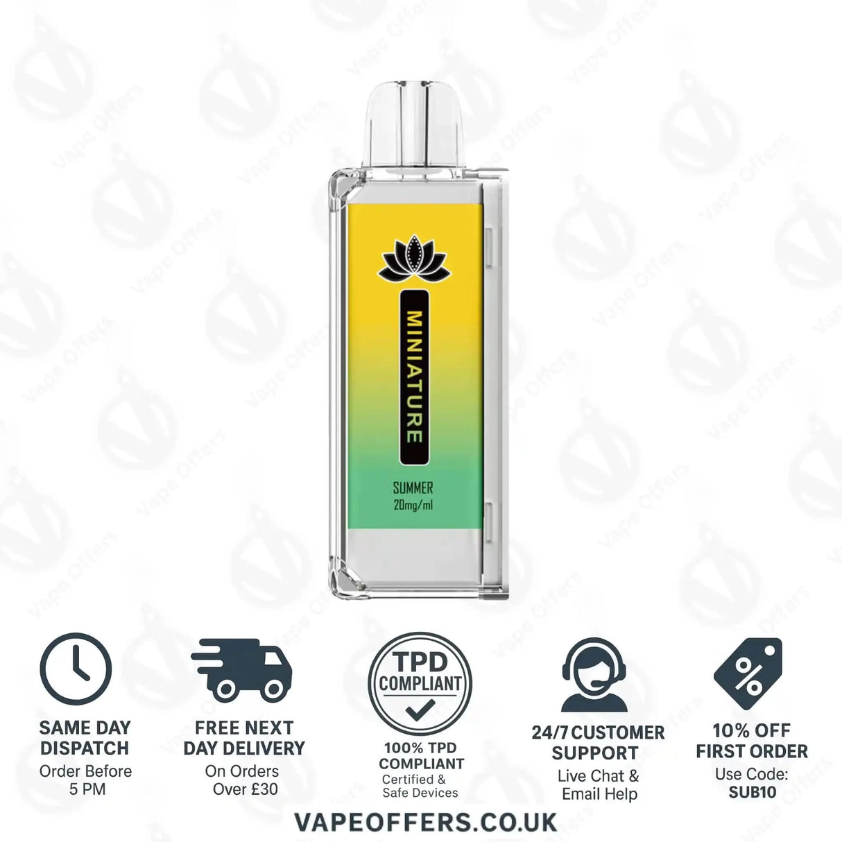 Hayati Miniature 600 Prefilled Pods Summer