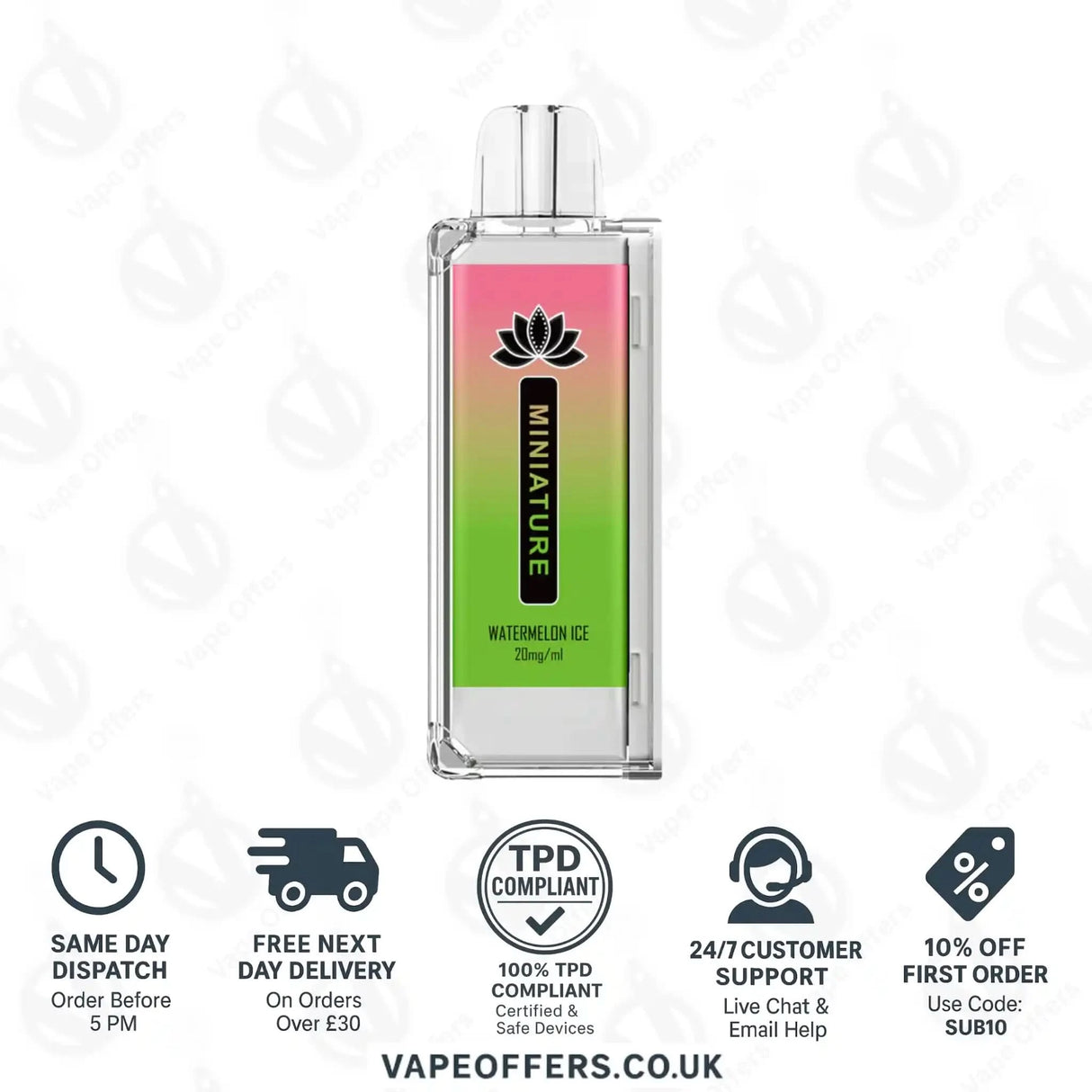 Hayati Miniature 600 Prefilled Pods Watermelon Ice