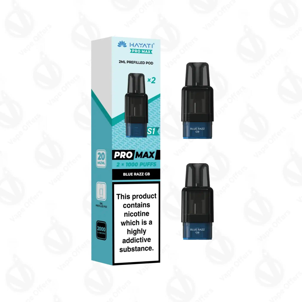 Hayati Pro Max S1 Blue Razz GB Prefilled Pod