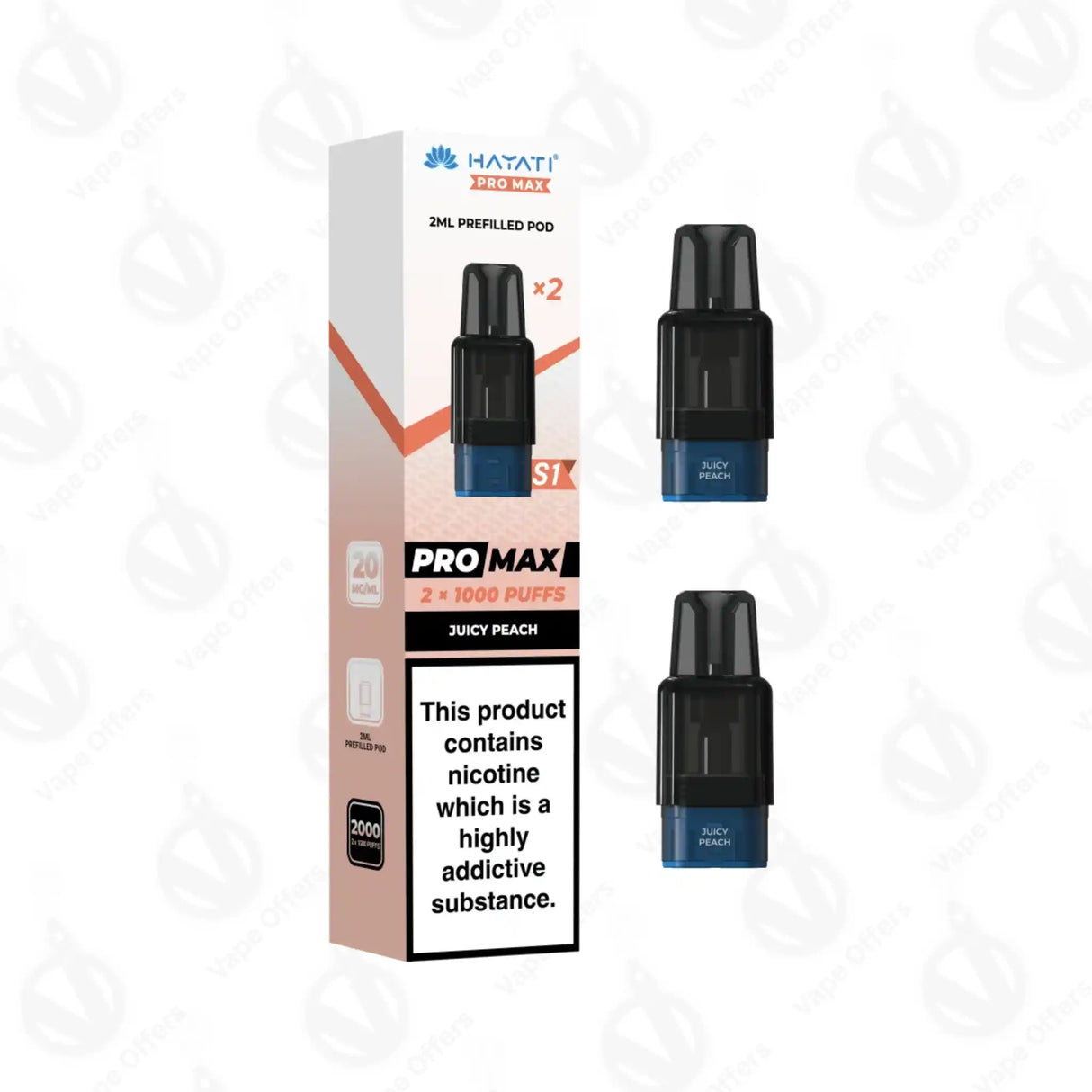 Hayati Pro Max S1 Juicy Peach Refillable Pod