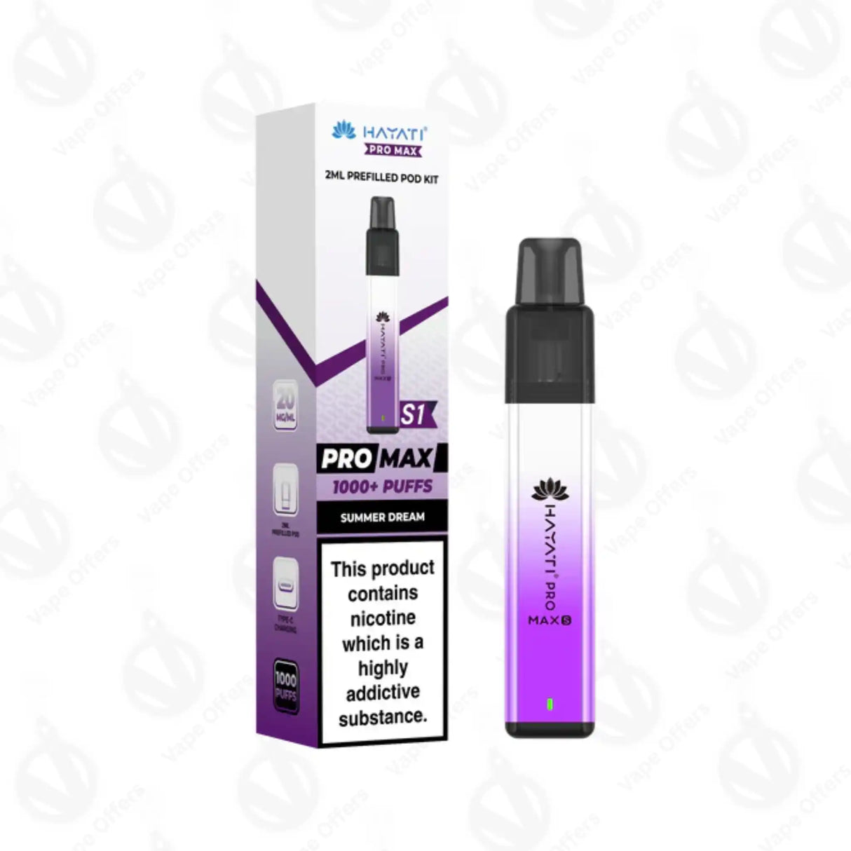 Hayati Pro Max S1 Summer Dream Prefilled Pod Kit