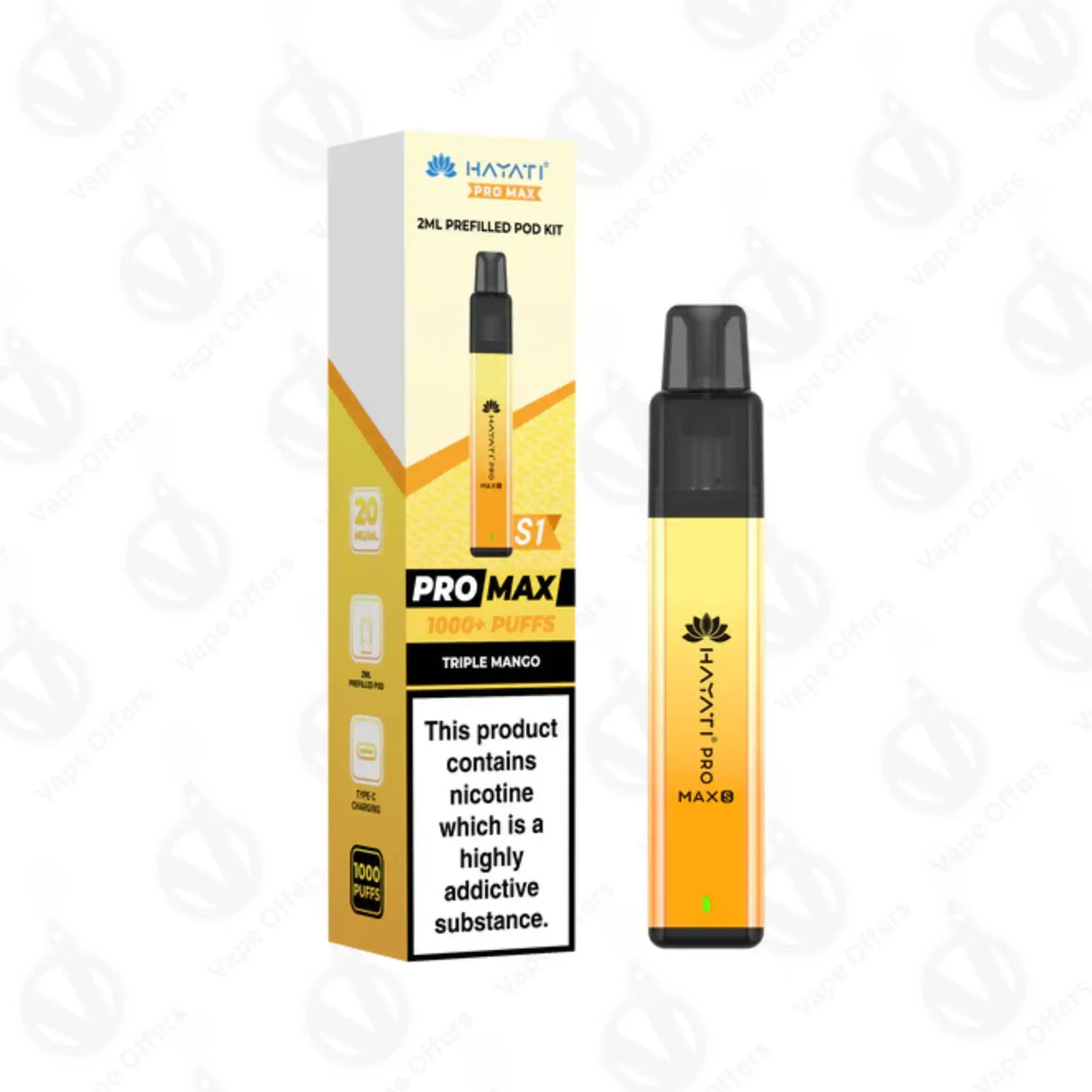 Hayati Pro Max S1 Triple Mango Prefilled Pod Kit