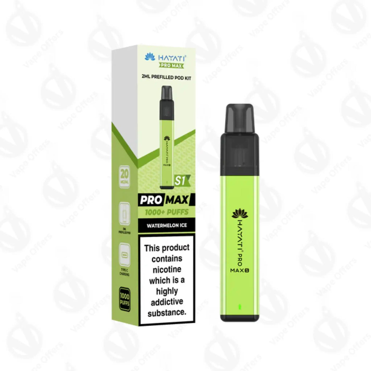 Hayati Pro Max S1 Watermelon Ice Prefilled Pod Kit
