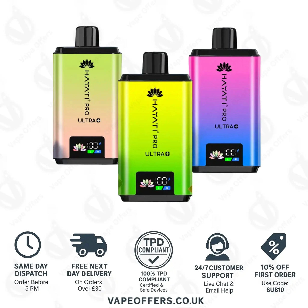 Hayati Pro Ultra Plus 50K Prefilled Vape Kit