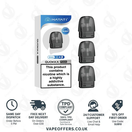 Hayati Quokka Replacement Pods 0.6 ohm