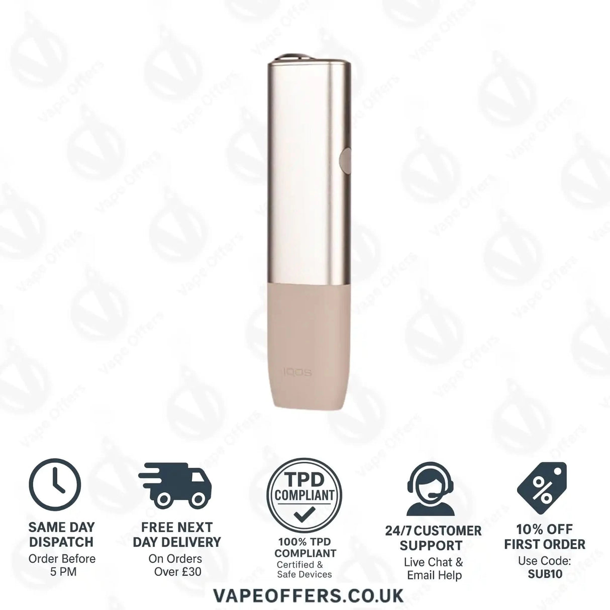 IQOS Iluma One Refreshed Kit Pebble Beige