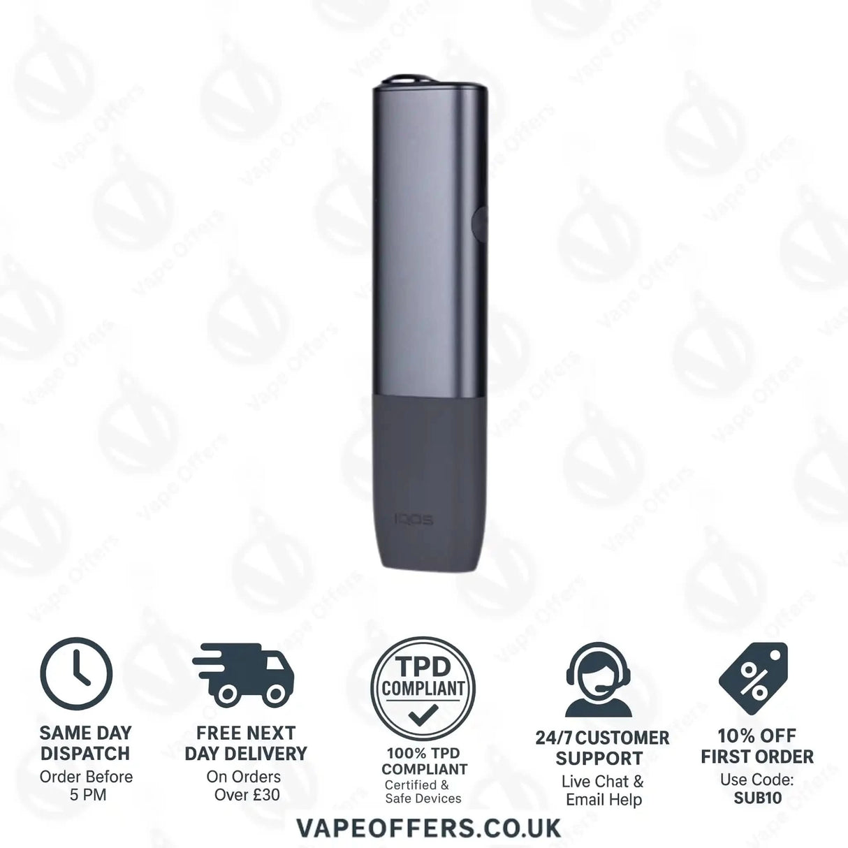 IQOS Iluma One Refreshed Kit Pebble Grey