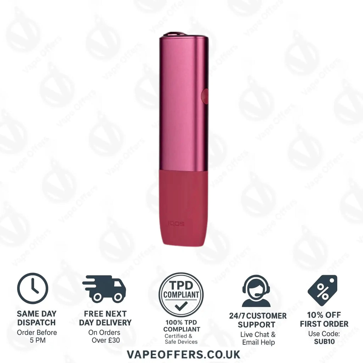 IQOS Iluma One Refreshed Kit Sunset Red