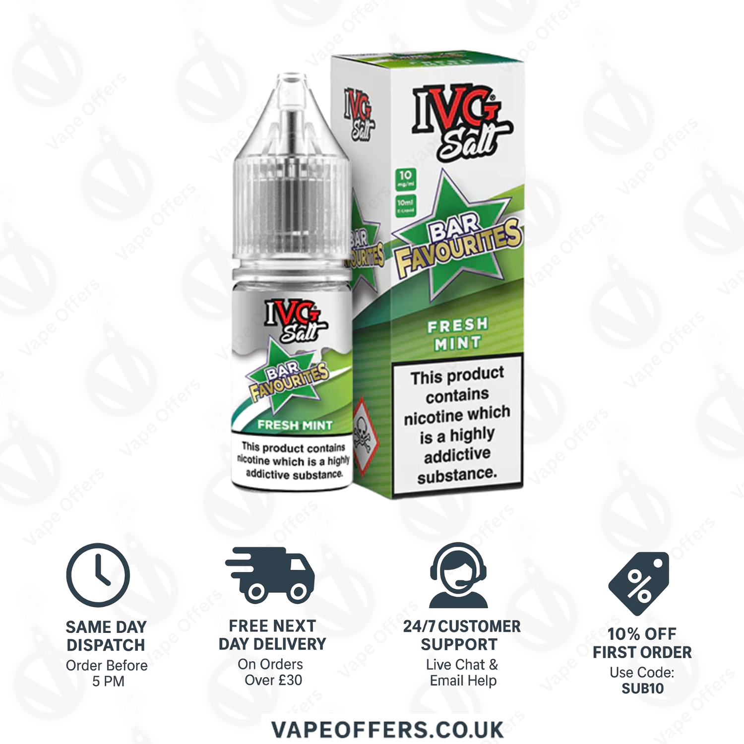 IVG Bar Favourites Fresh Mint Salts