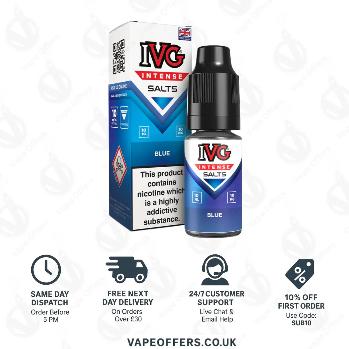 IVG Intense Salts Blue Nic Salt