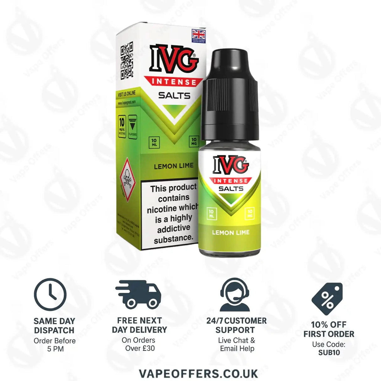 IVG Intense Salts Lemon Lime Nic Salt