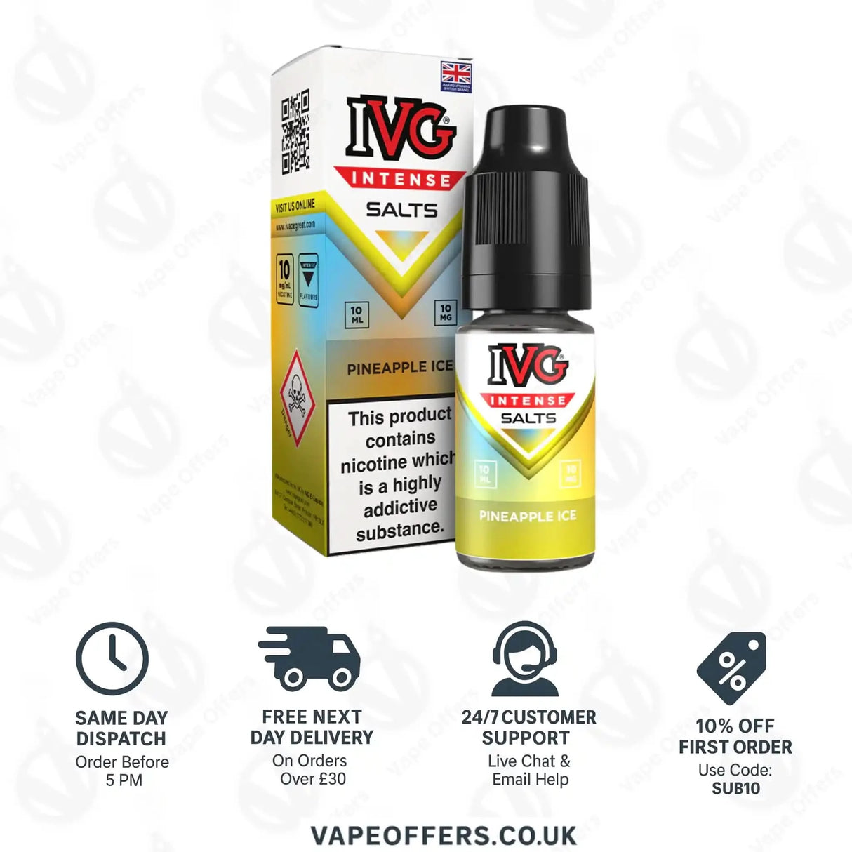 IVG Intense Salts Pineapple Ice Nic Salt