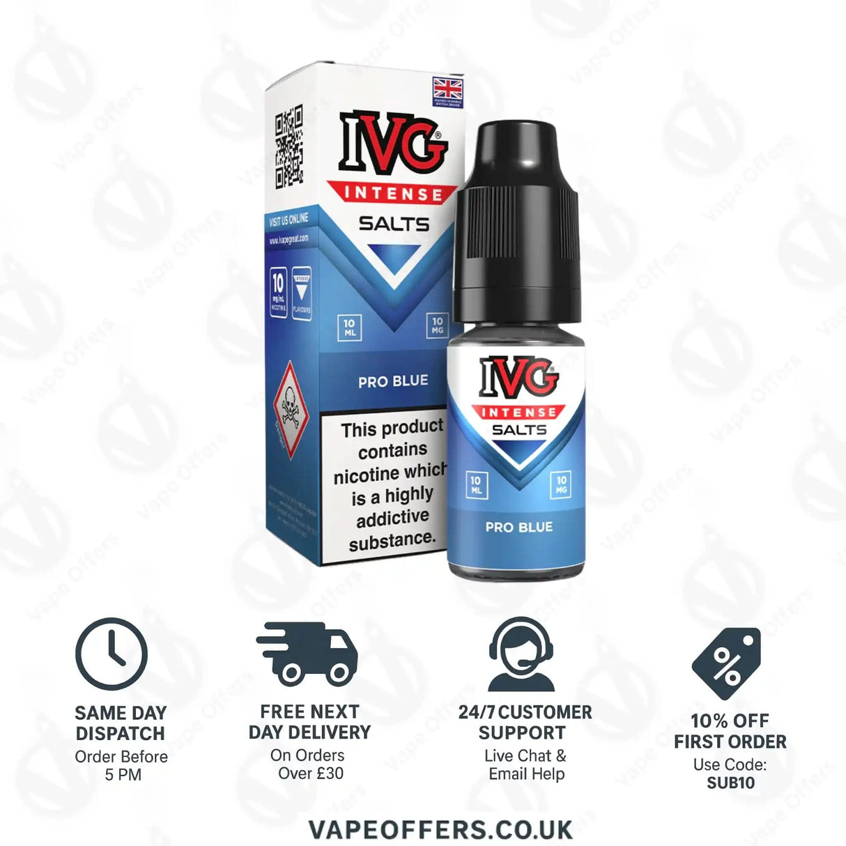 IVG Intense Salts Pro Blue Nic Salt