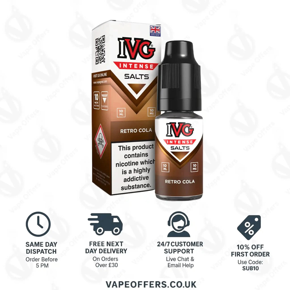 IVG Intense Salts Retro Cola Nic Salt