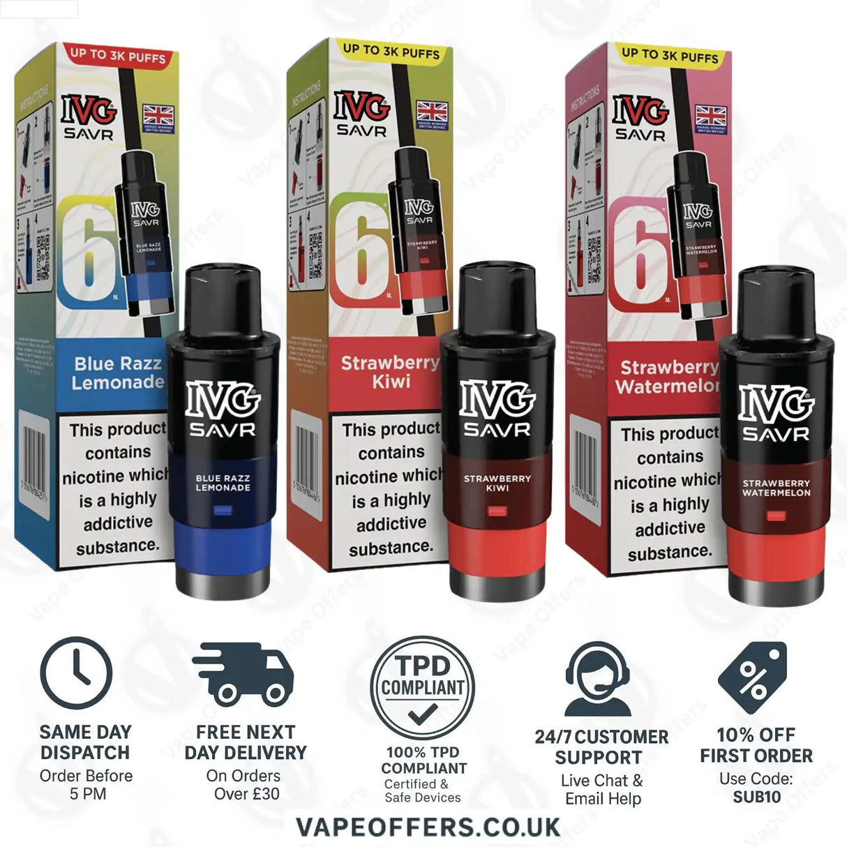 IVG Savr 3000 Prefilled Pod