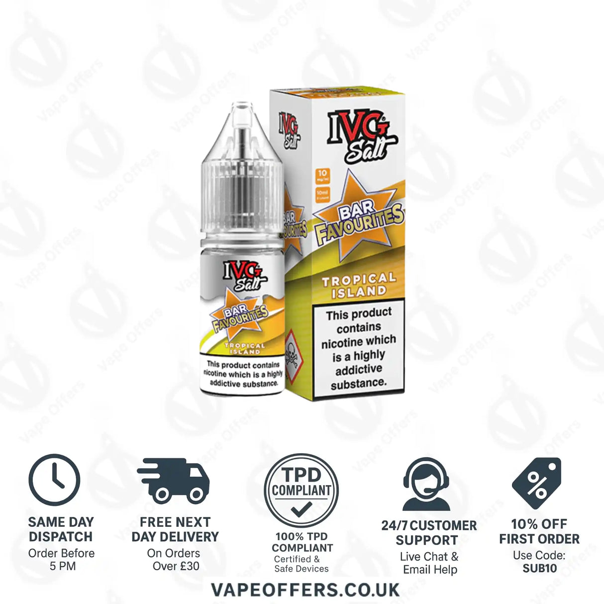 IVG Bar Favourites Tropical Island Salts