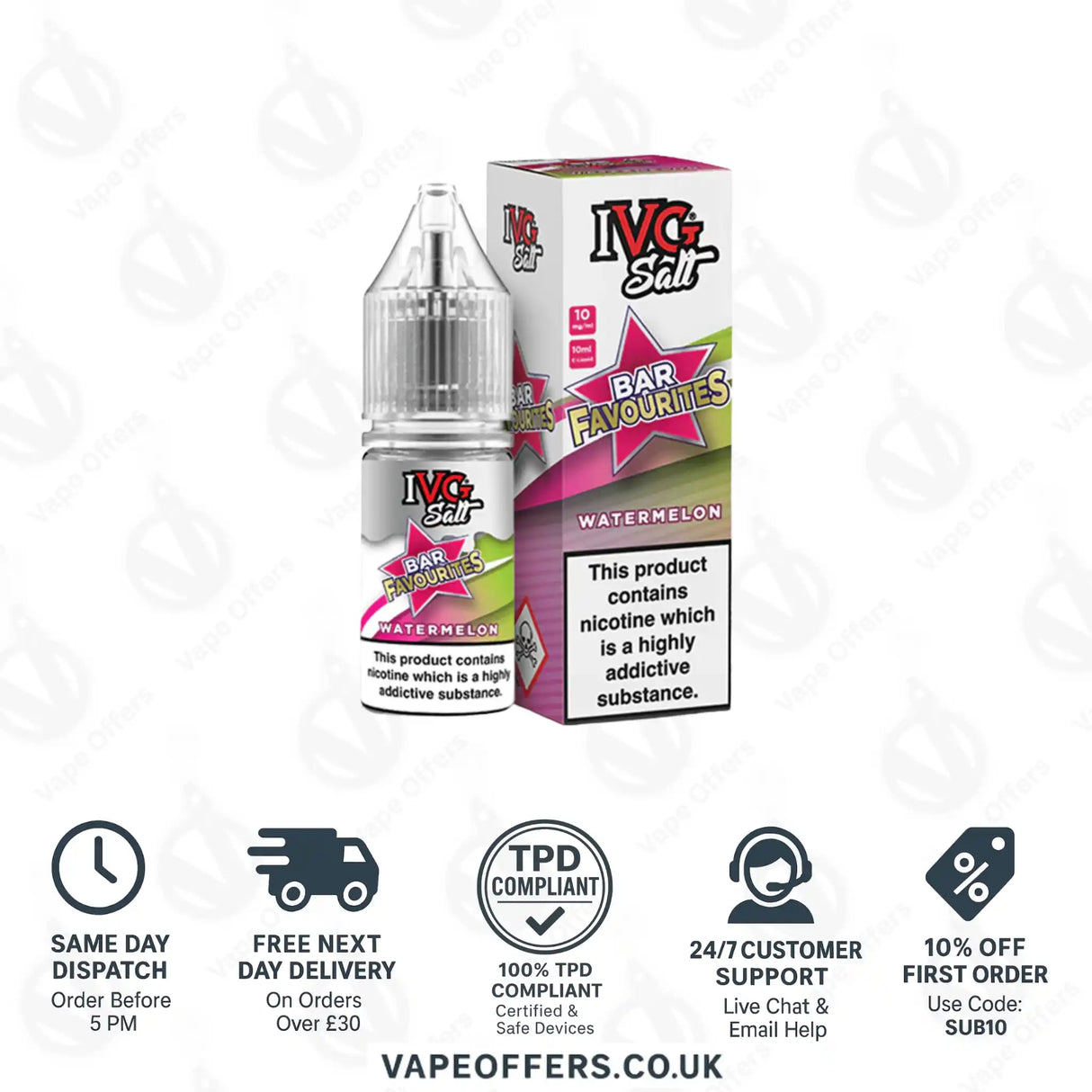 IVG Bar Favourites Watermelon Salts