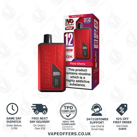 IVG Smart Max Prefilled Pod Kit Fizzy Cherry