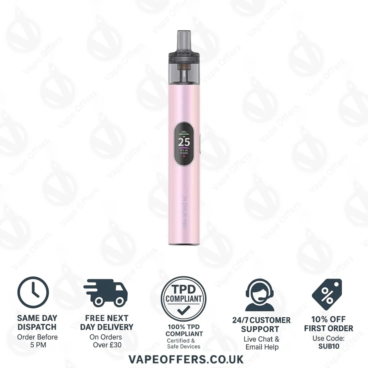 Innokin Plexus Pro Pearlescent Roseline Pod Vape Kit