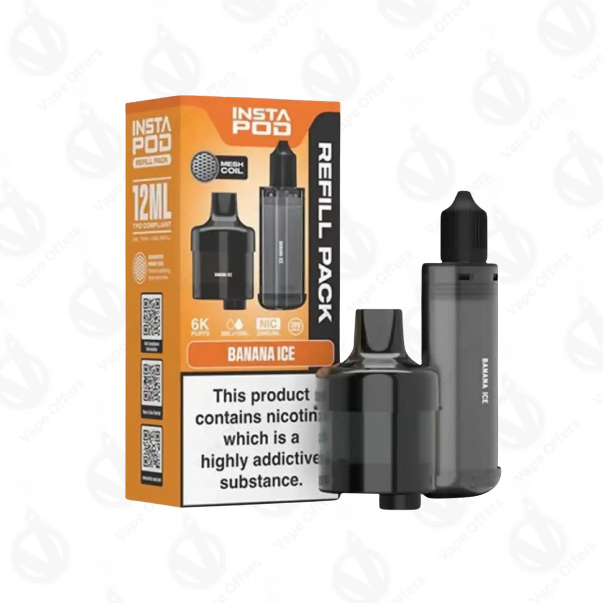 Instapod 6000 Banana Ice Prefilled Pod