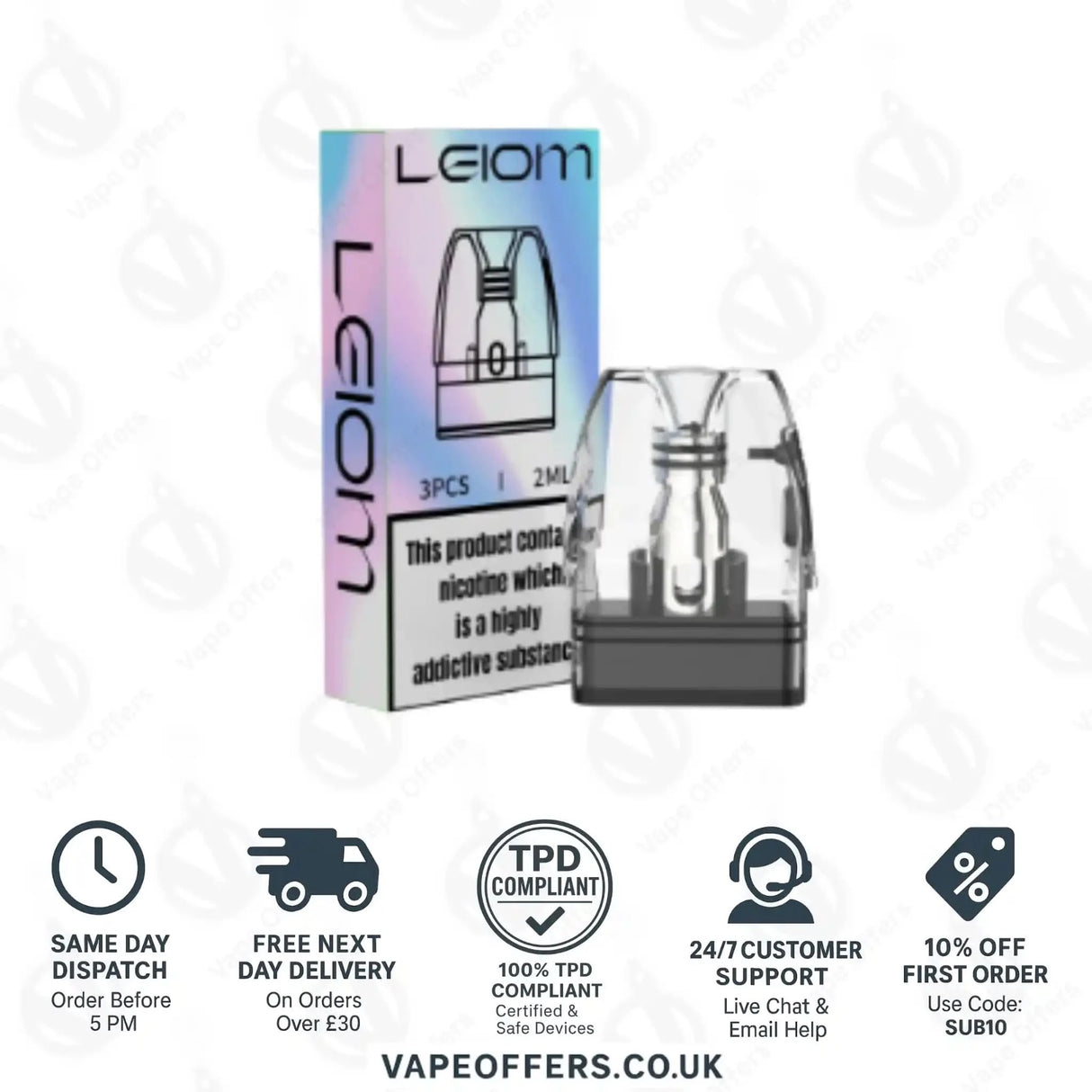 Leiom Alfa Smart Replacement Pods 0.8 ohm