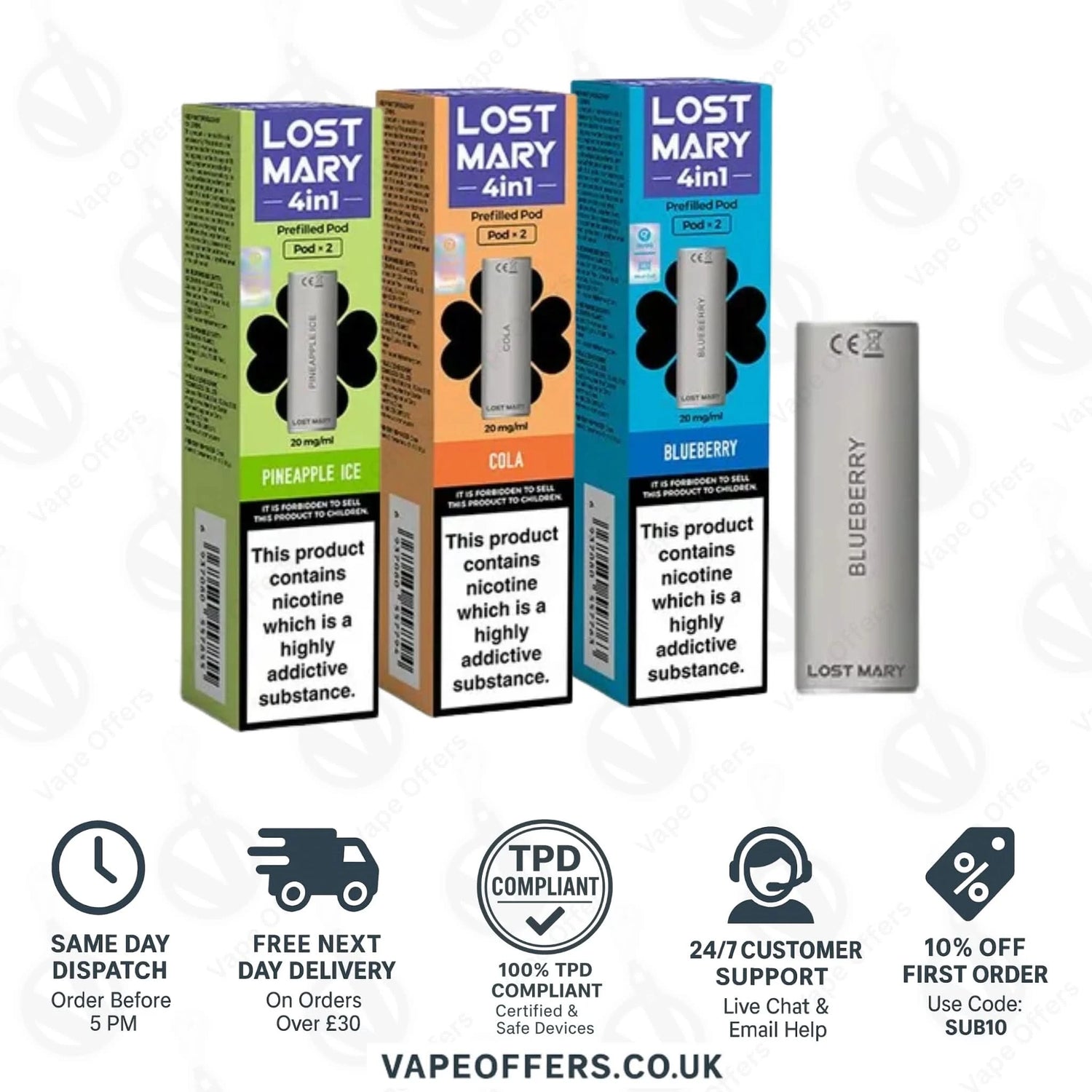 Lost Mary 4 in 1 Prefilled Pods