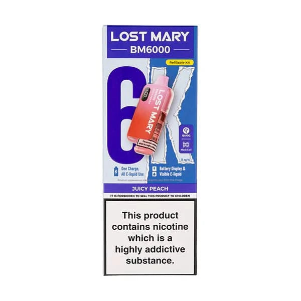 Lost Mary BM6000 Juicy Peach Flavour