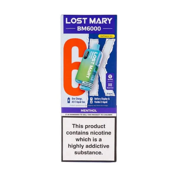Lost Mary BM6000 Menthol Flavour