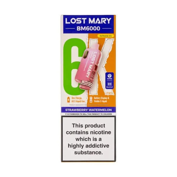 Lost Mary BM6000 Strawberry Watermelon Flavour