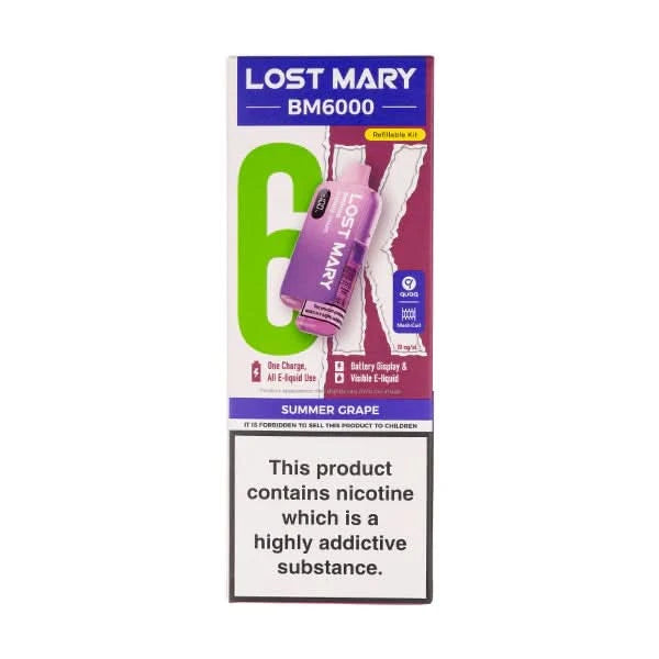 Lost Mary BM6000 Summer Grape Flavour