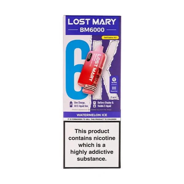 Lost Mary BM6000 Watermelon Ice Flavour