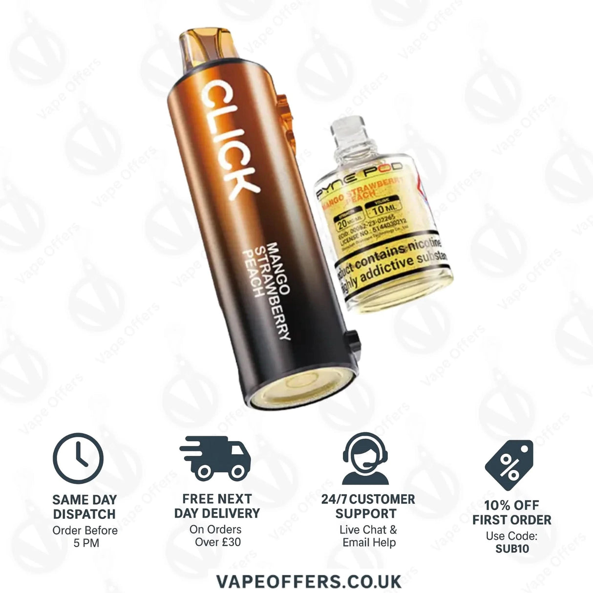 Mango Strawberry Peach – Pyne Pod Click Pods