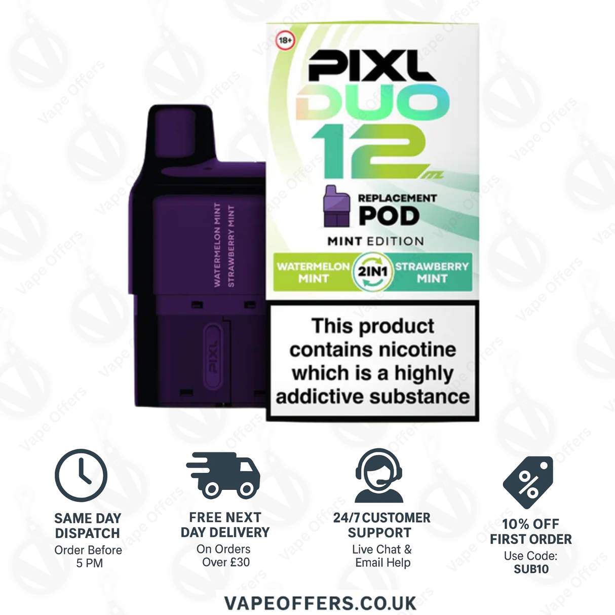 PIXL Duo Prefilled Pods - Mint Edition