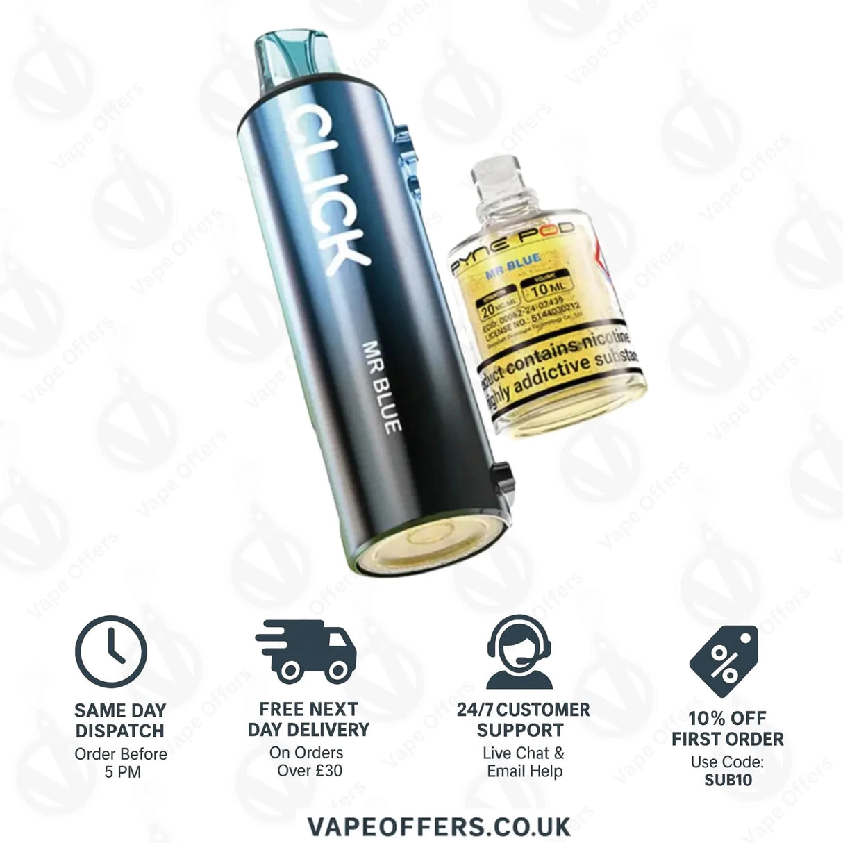 Mr Blue – Pyne Pod Click Pods