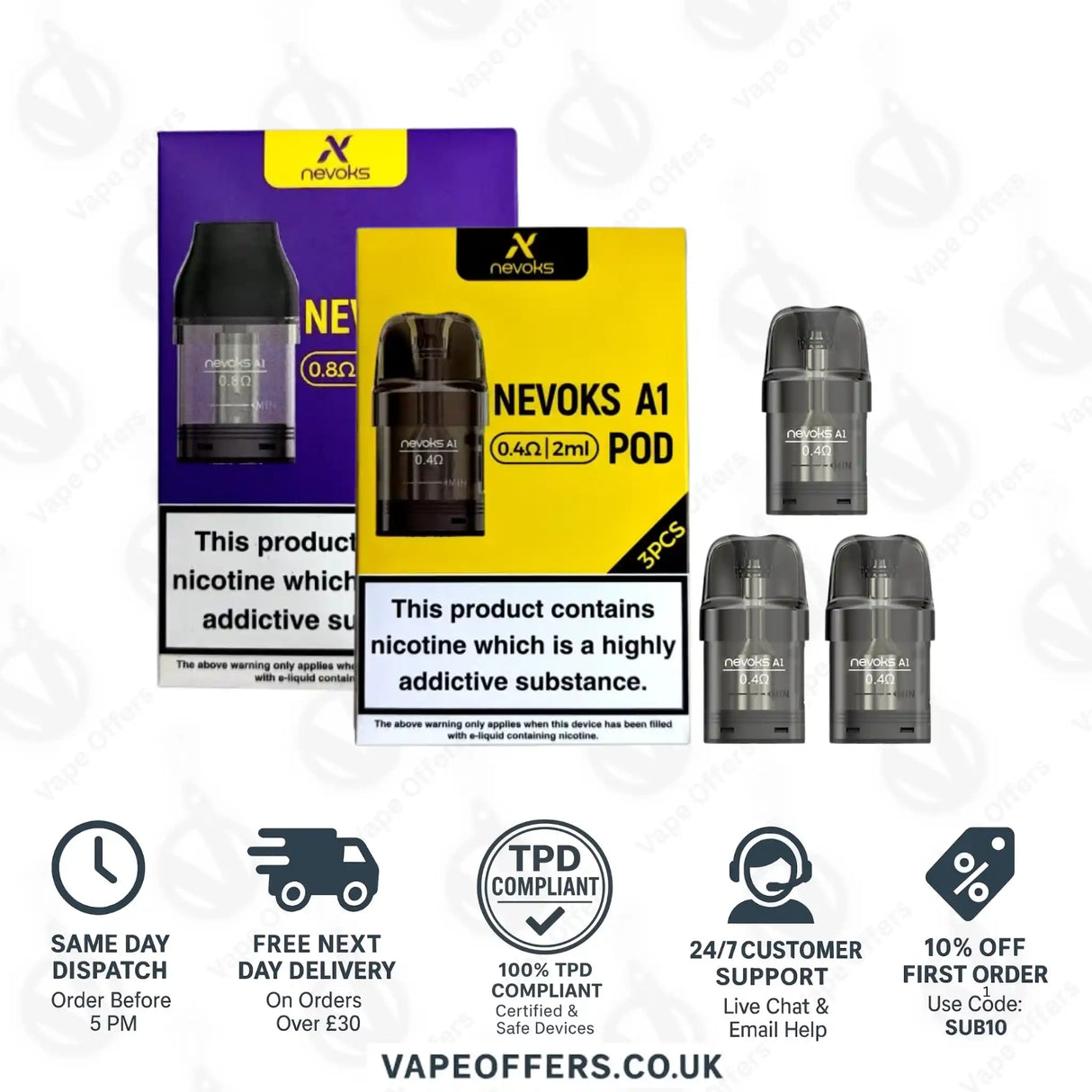 Nevoks Feelin A1 Replacement Pod Cartridges