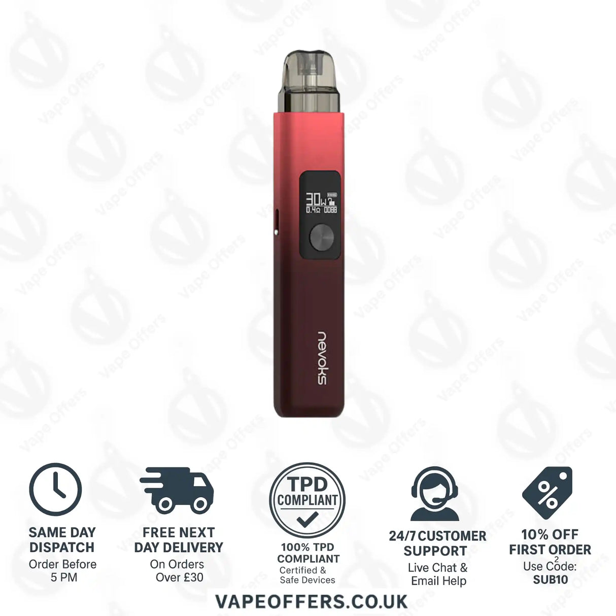 Nevoks Feelin AX Pod Kit Aurora Red