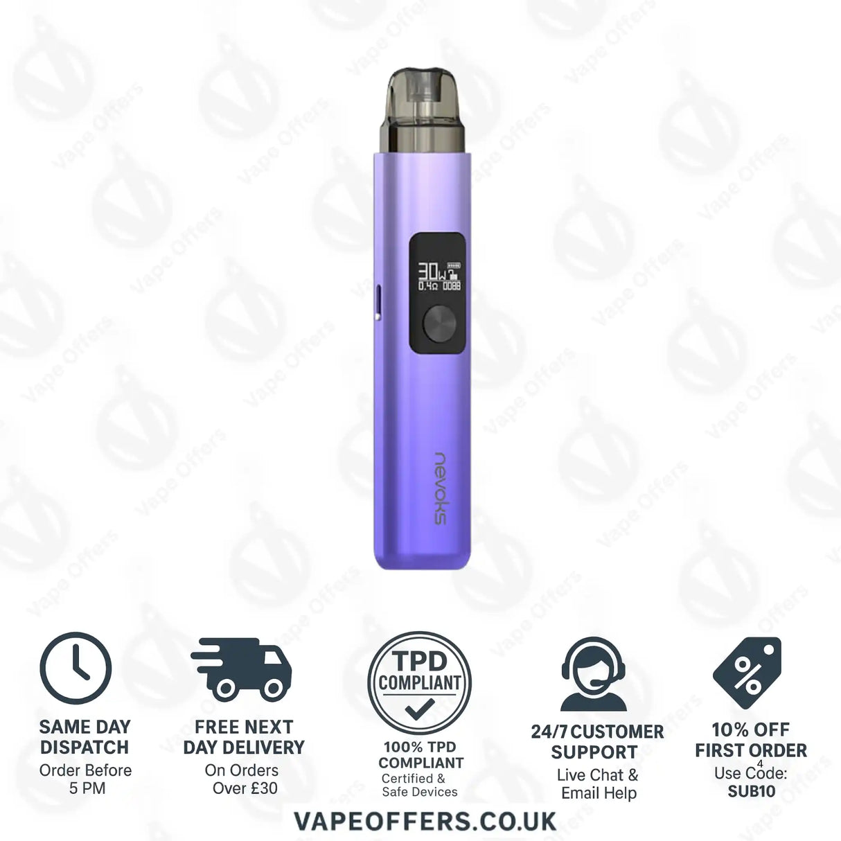 Nevoks Feelin AX Pod Kit Lavender Violet