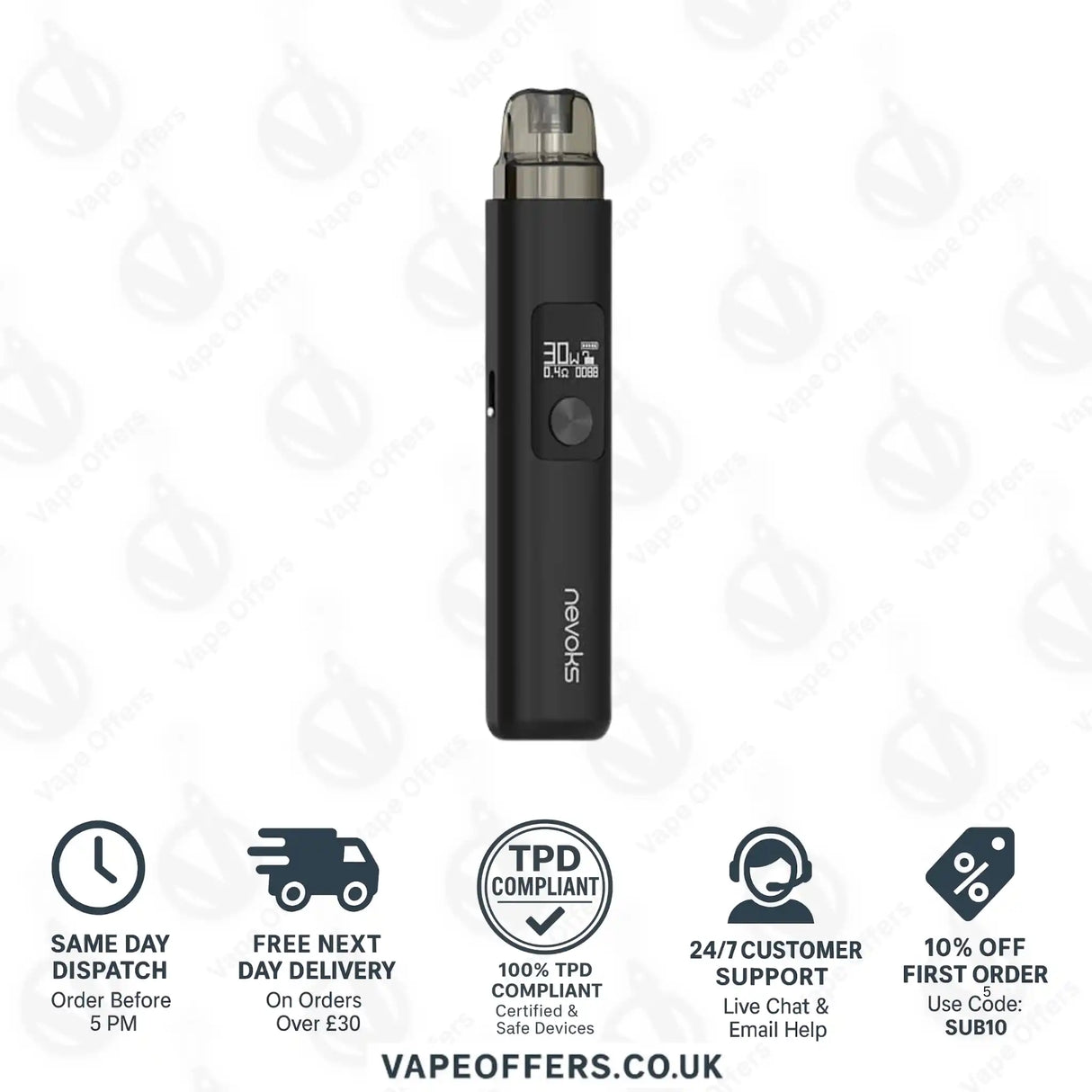 Nevoks Feelin AX Pod Kit Midnight Black