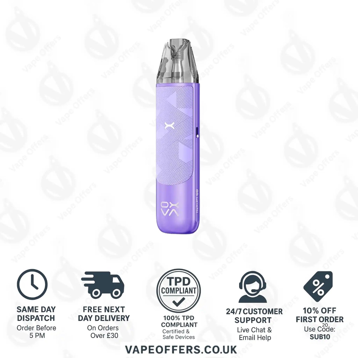Oxva NeXlim GO Pod Kit Silky Purple