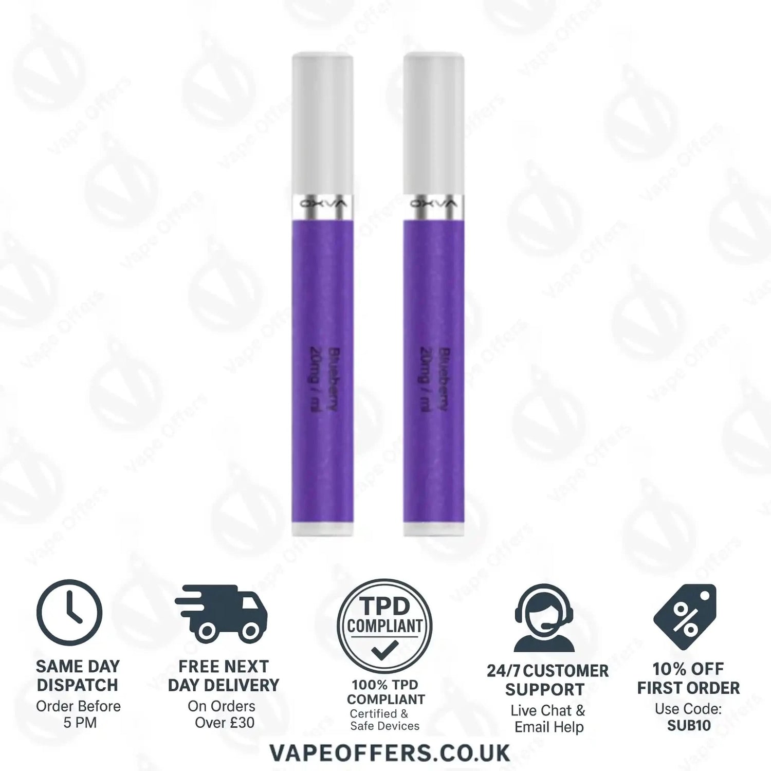 Oxva SlimStick Prefilled Cartridges Blueberry