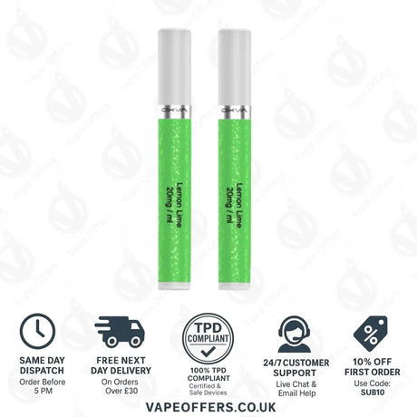 Oxva SlimStick Prefilled Cartridges Lemon Lime