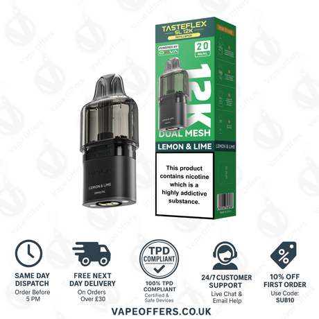 Oxva Tasteflex SL 12K Prefilled Pod Lemon & Lime
