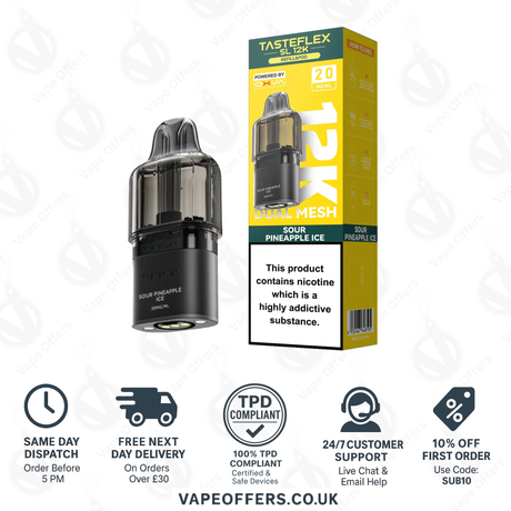 Oxva Tasteflex SL 12K Prefilled Pod Sour Pineapple Ice