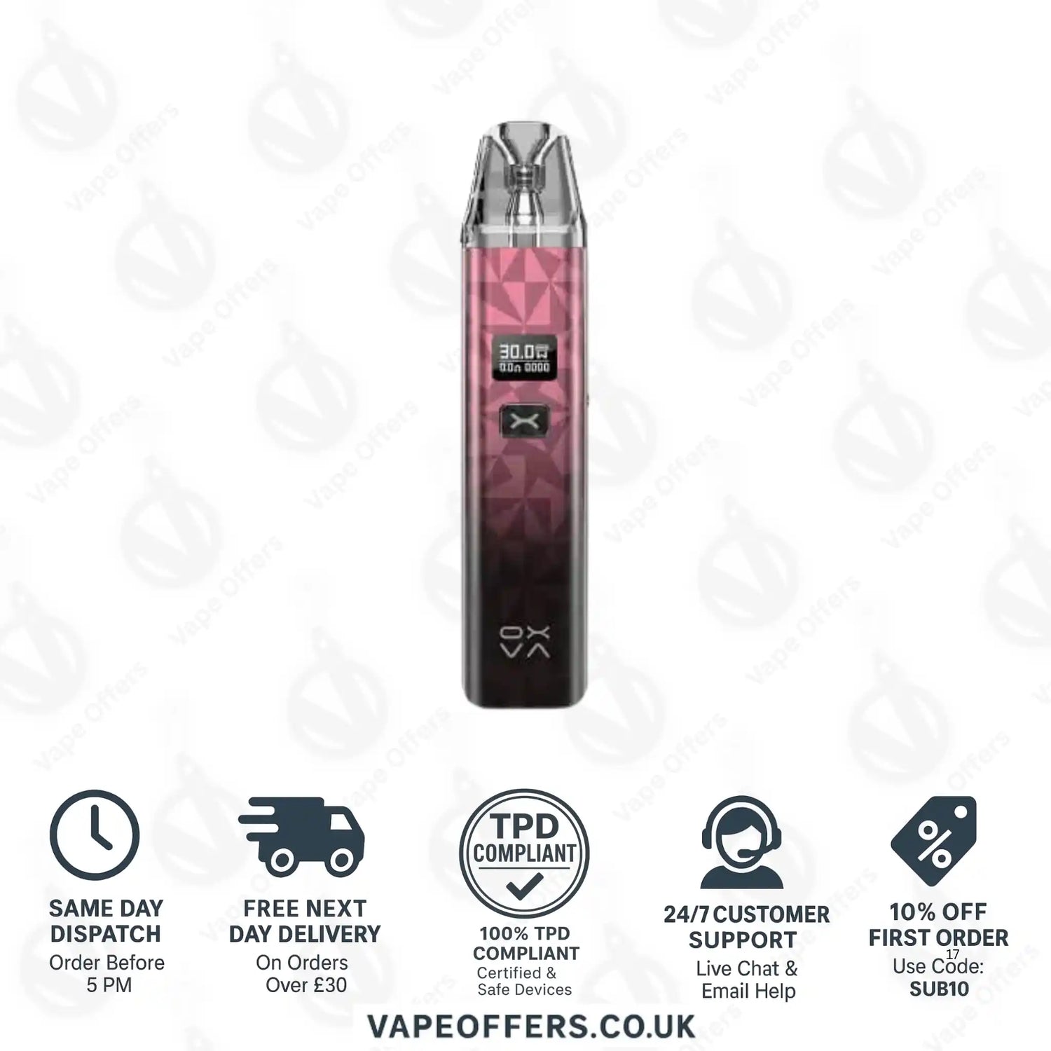 Oxva Xlim Classic Edition Pod Kit Black Pink