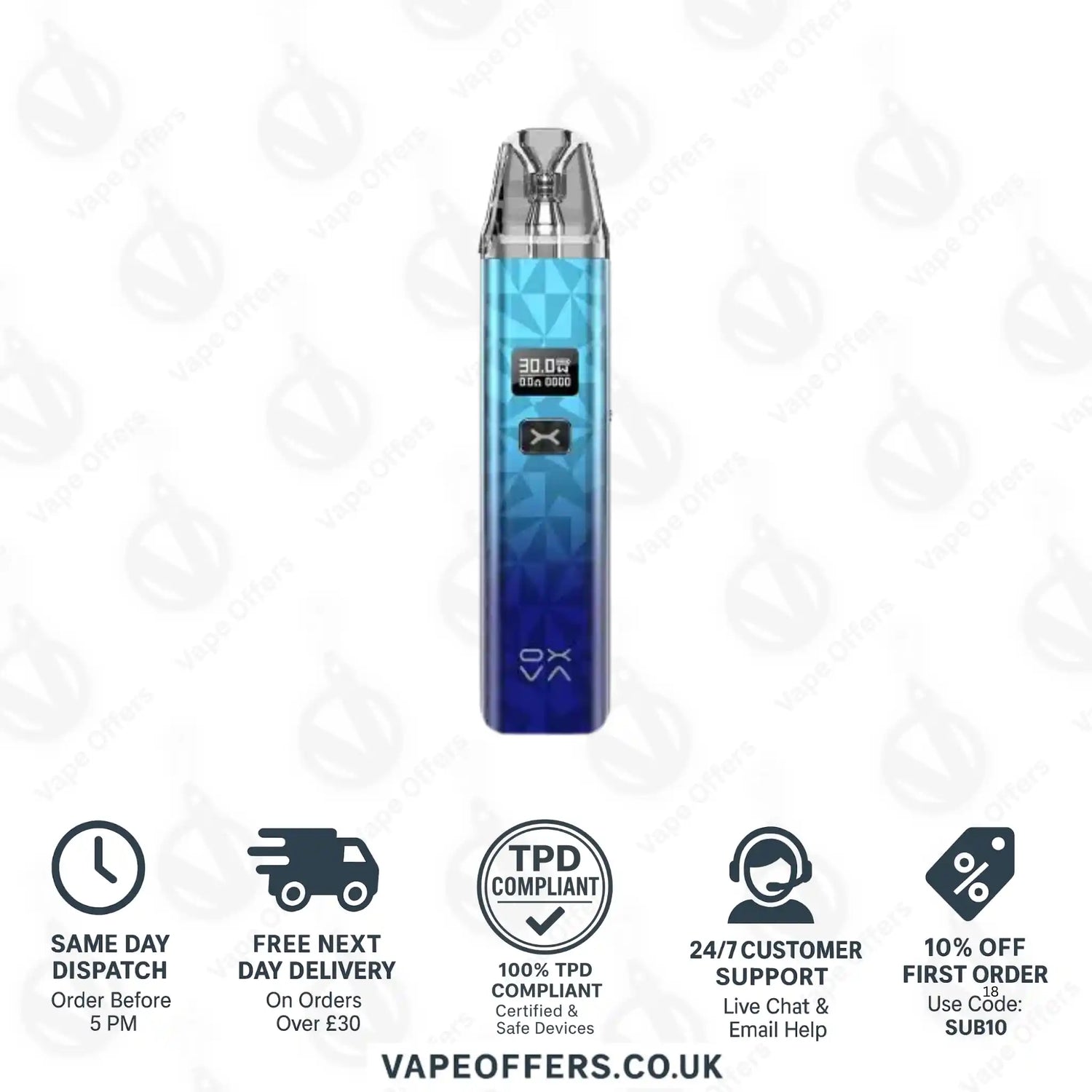 Oxva Xlim Classic Edition Pod Kit Gradient Blue