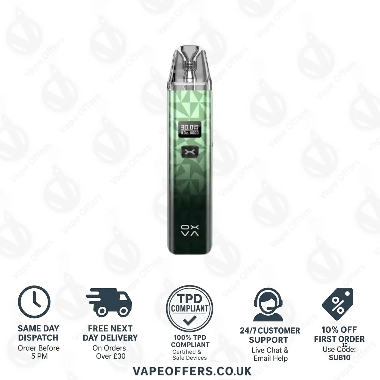 Oxva Xlim Classic Edition Pod Kit Gradient Green