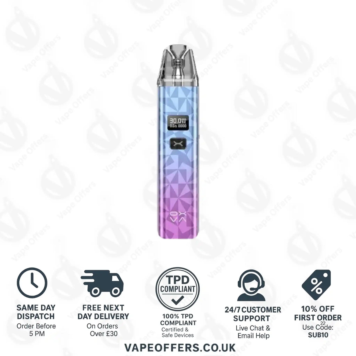Oxva Xlim Classic Edition Pod Kit Pink Blue