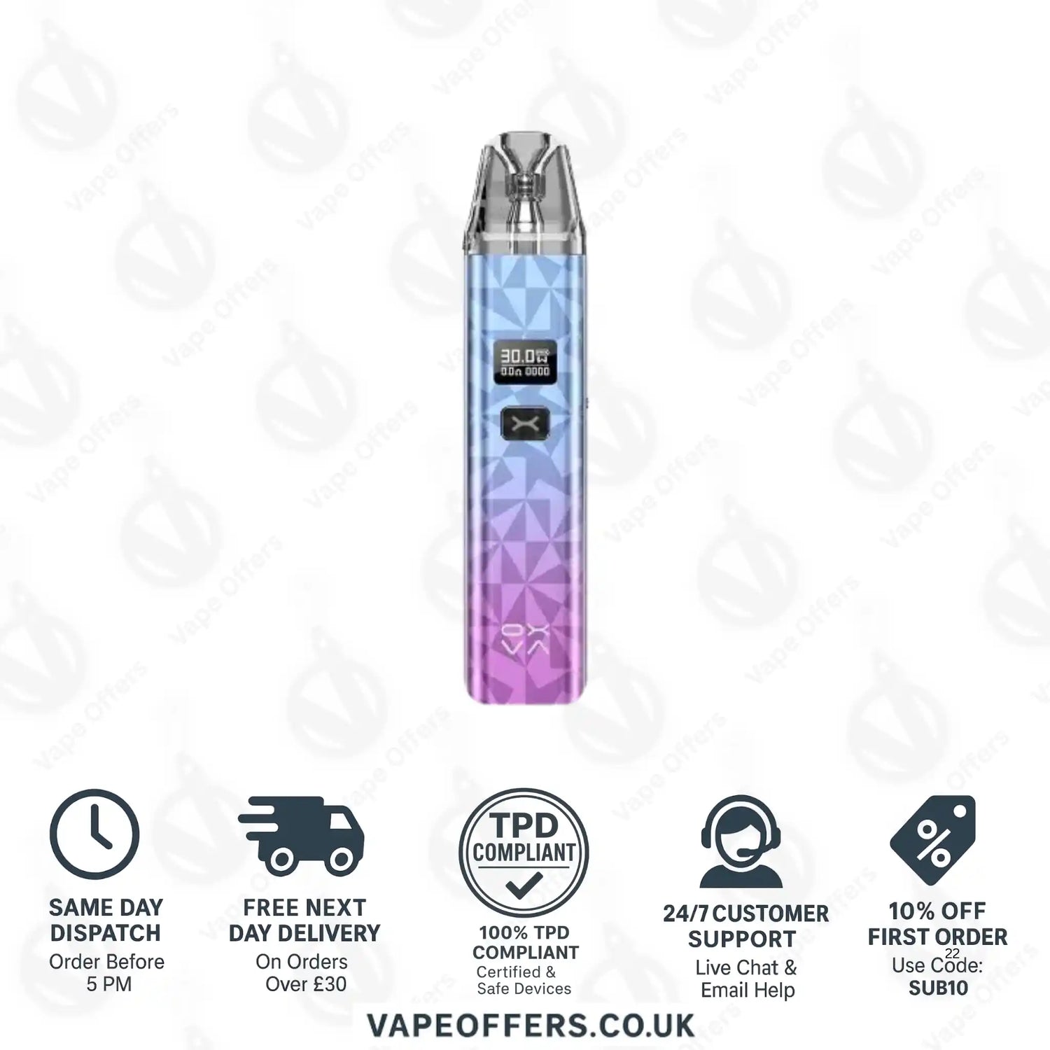 Oxva Xlim Classic Edition Pod Kit Pink Blue