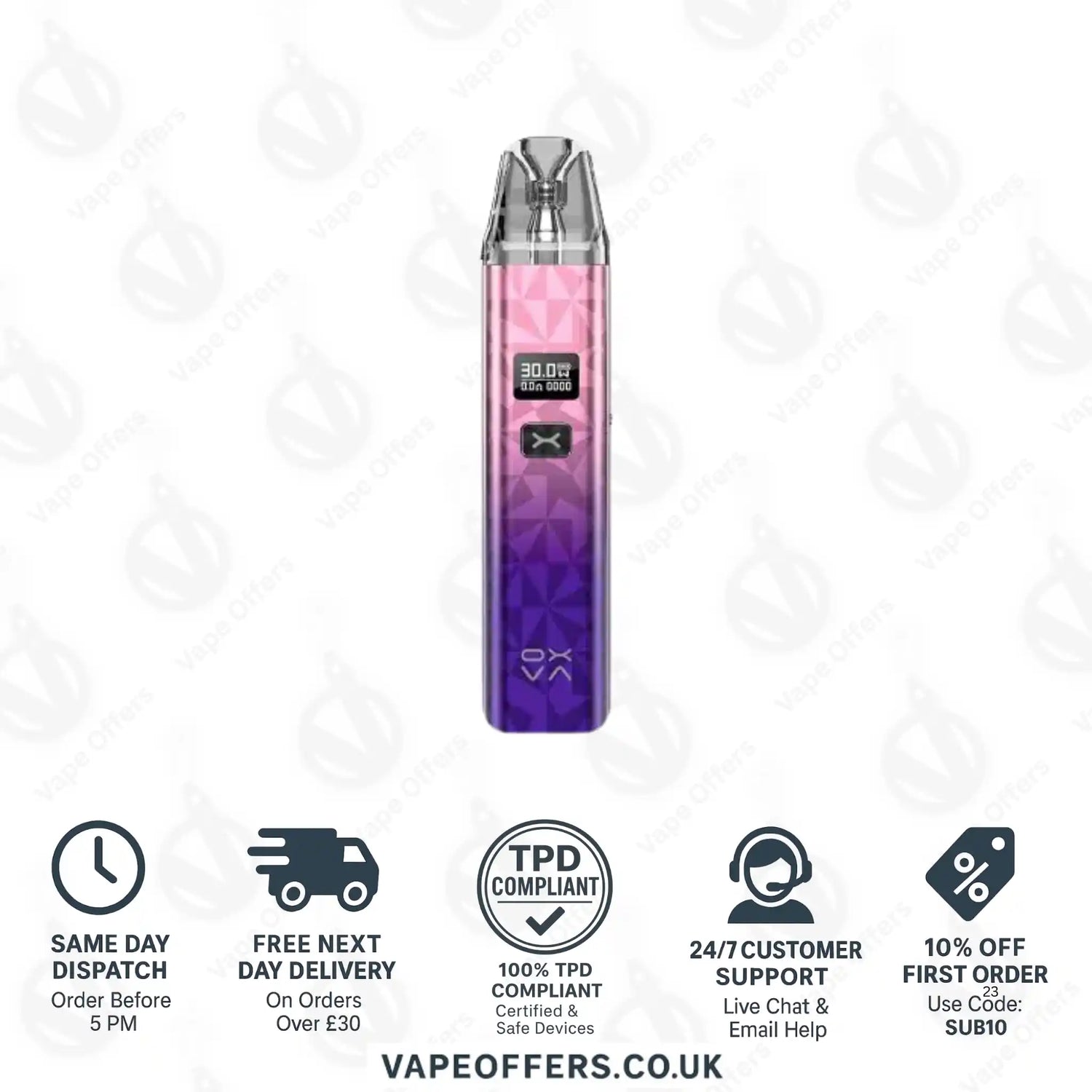 Oxva Xlim Classic Edition Pod Kit Purple Pink