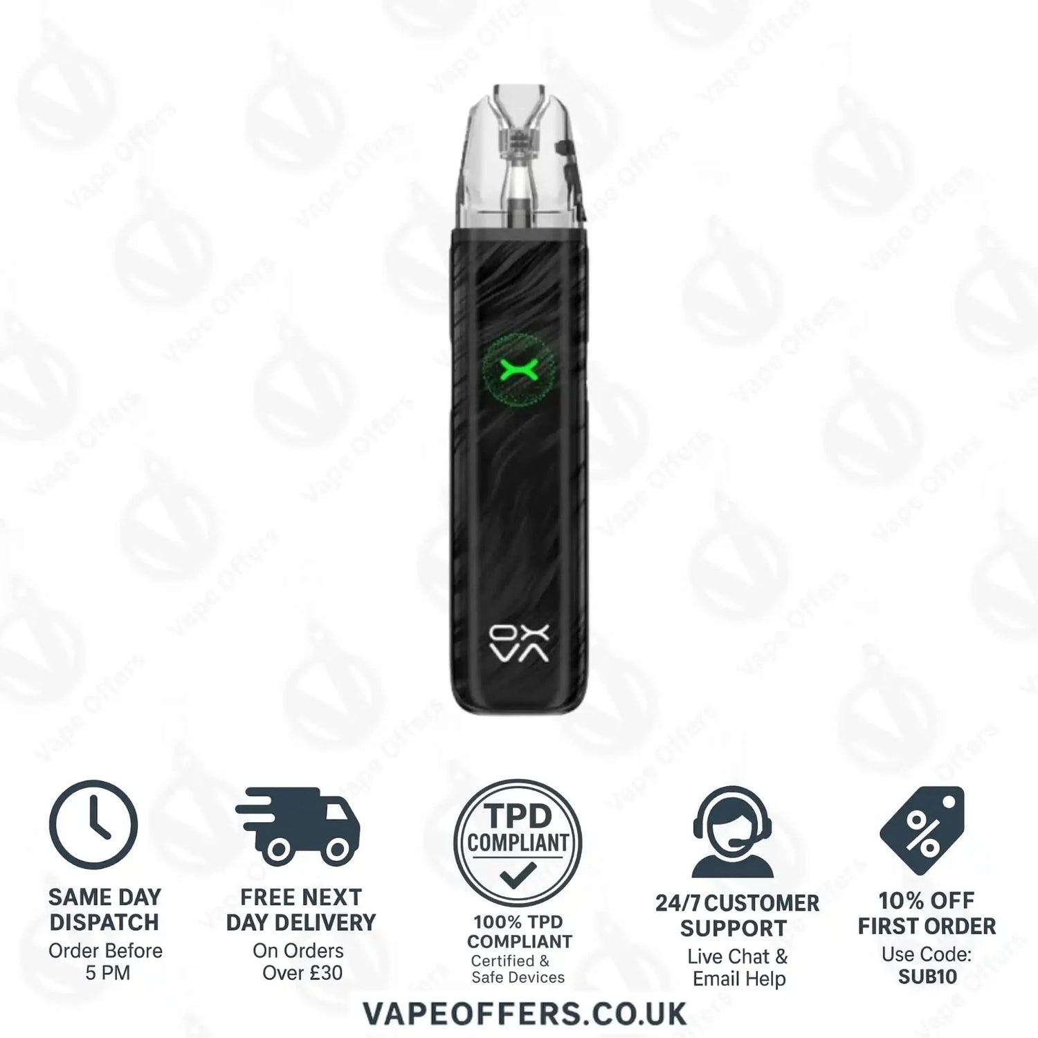 Oxva Xlim Go 2 Pod Kit Black Shadow